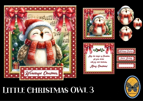 3D Card – Adorable Owl 
