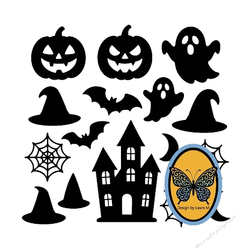 Halloween Bumper Kit Cutting File SVG
