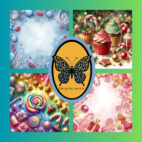 Candy & Sweet Treats Illustration Kit – Lollipops, Cupcakes & Festive Holiday Sweets