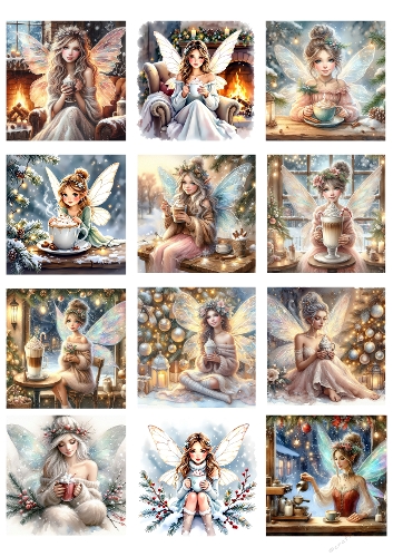 Watercolor Winter Fairy Kit – Cozy Christmas Fairycore Magic