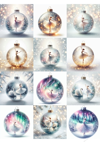 Ballet Dancer Christmas Ornament – Ethereal Holiday Decoration