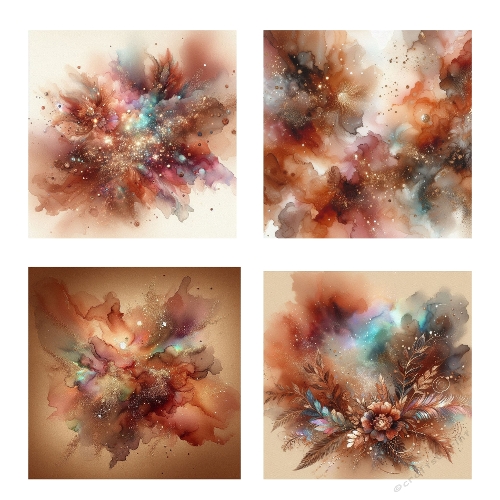 Joyful Snowmen Holiday Collage – 4 Panel (2000x2000 JPEG) for Christmas Crafts & Kids Projects