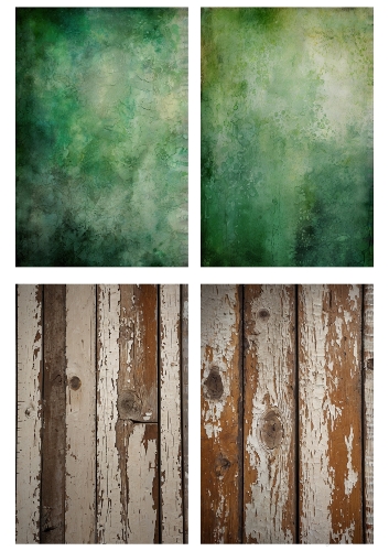 Rustic & Green Textures – A4 JPEG Collage