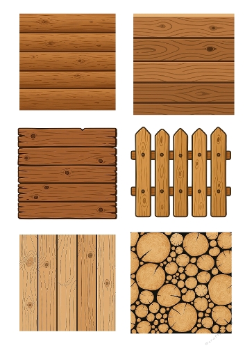 Wood Works – Rustic Texture Collage Panel (A4 JPEG)
