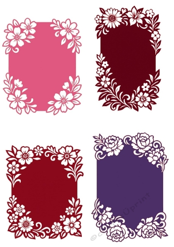 Cutting File Kit – Ornate Floral Frames 