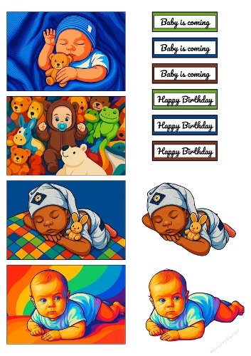 Baby Love – 3D & Flat Card Kit