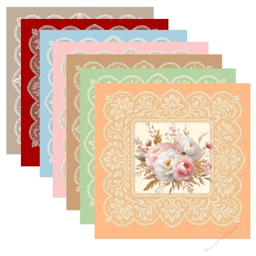 Pastel Petals – Card Background Kit + Watercolor PNG