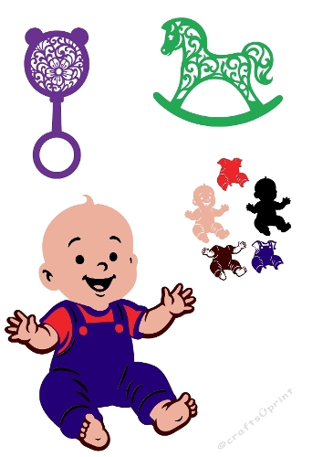 Baby Joy – Cutting File Kit (SVG & Silhouette)