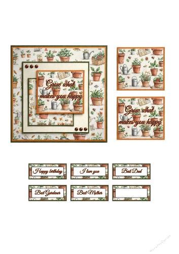 Gardening Card Topper Bundle 
