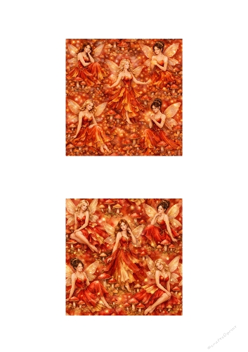 Autumn Fairy Fantasy Paper – Magical Fairy Mushroom Background