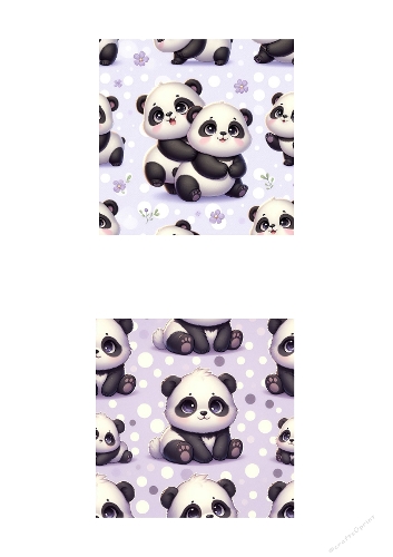 Cute Baby Panda Seamless Pattern – Adorable Kawaii Panda Background