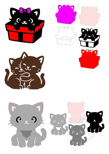Cute Cat SVG Bundle  