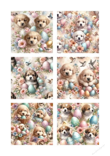 Kit of 6.easter backgrounds 
