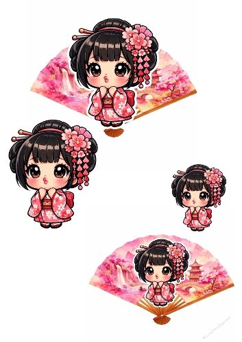 Cute geisha