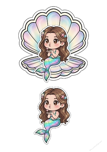 Mermaid 3d card ultra easy to make 