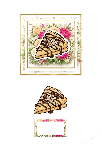 Melted Chocolate Drip 3D Card