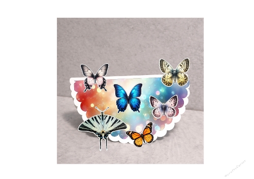 Ethereal Butterfly Rocking Card - 3D Interactive Magic Mini Kit