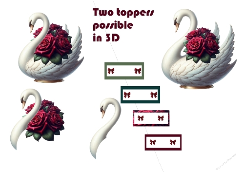 3D Topper Kit: Spring Tulips Collection - Pitcher & Vase Bouquets - Collection Tulipes de Printemps - A4