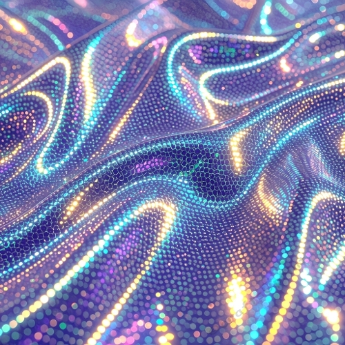 Holographic Iridescent Texture – Colorful Shimmer Background