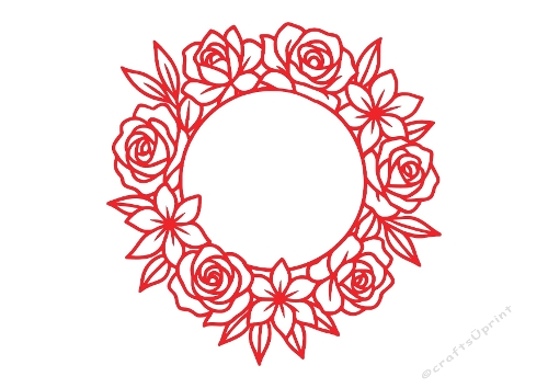 Floral Petal Wreath  