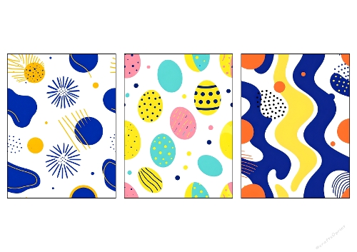 Abstract Pattern Trio Kit