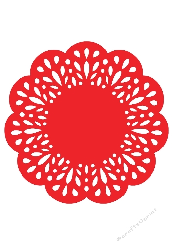 Decorative Lace Circle | Intricate Mandala Cut File | SVG and Silhouette Files