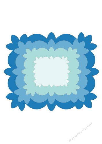 Shape Card Kit | Layered Decorative Card Bases | SVG and Silhouette Files