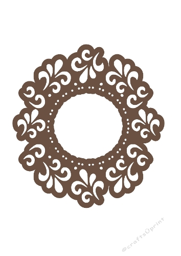Decorative Mandala Cut File | Ornamental Circular Design | SVG and Silhouette Files