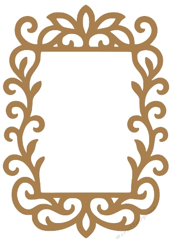 Luxury Floral Ornamental Frame | Elegant Decorative Cut File | SVG and Silhouette Files