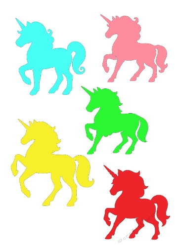 Unicorn Silhouette Set | Fantasy Cut File Kit | SVG and Silhouette Files