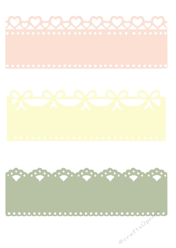 3D Wedding & Romantic Letter Borders | Layered Cut File Kit | SVG and Silhouette Files