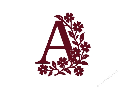 Decorative Floral Shape – Ornamental Botanical SVG Cutting File