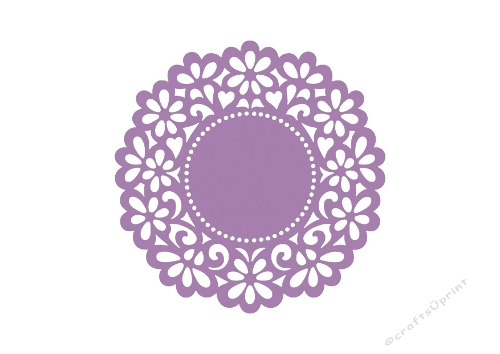 Floral Lace Mandala – SVG & Silhouette Cut File