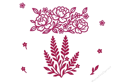 Floral Botanical Silhouette – SVG & Silhouette Cut File