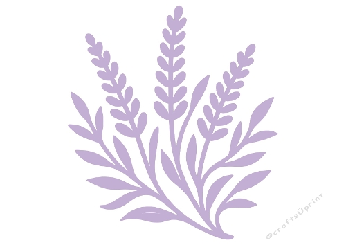 Lavender Silhouette Bundle – SVG Botanical Cutting File
