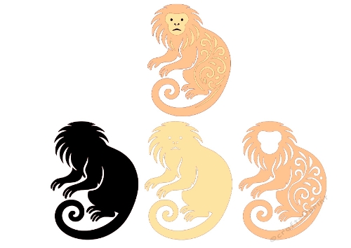 Patterned & Silhouette Jungle Cut Files for Cards & Silhouette Crafts