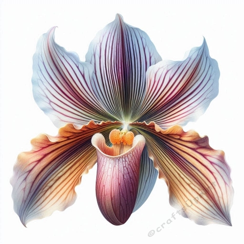 Orchid Watercolor Illustration