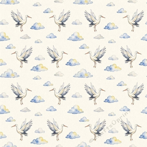 Soft Sky Aquarelle Design