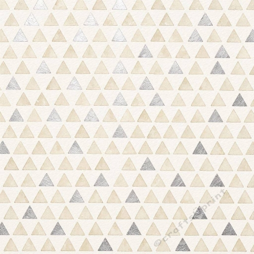 8K Watercolor Seamless Pattern Beige & Silver Triangles