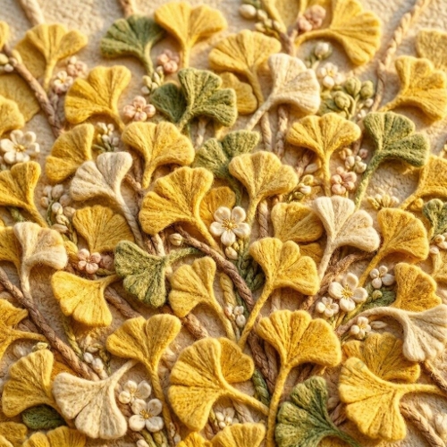 Ginkgo Wool Autumn Reverie