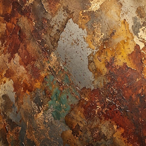 Rustic Vintage Gold Leaf Texture Paper