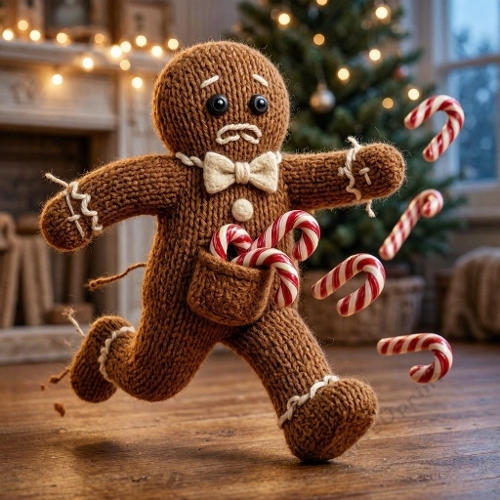 Wool Gingerbread Panic Run – Plush Candy Chaos & Adorable Holiday Sprint 