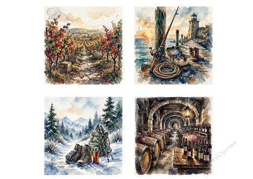Rustic Country Hobbies Craft Paper Kit