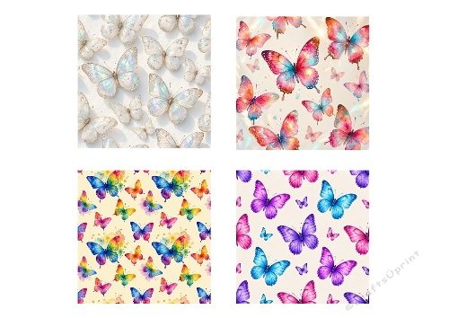 Butterfly Seamless Pattern Craft Kit