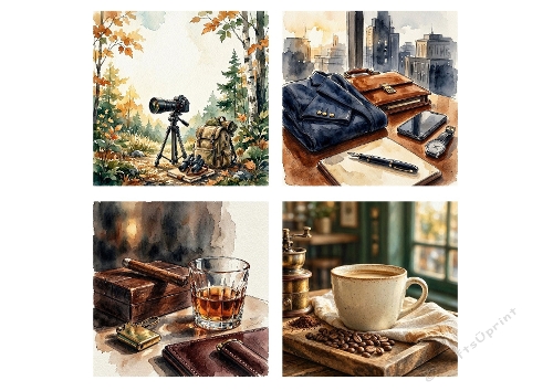 Gentleman Lifestyle Hobbies Craft Paper Kit