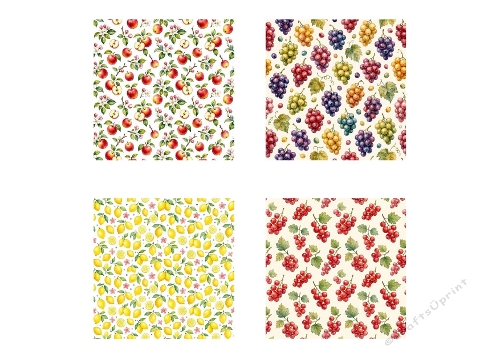 Fruit Orchard Seamless Craft Paper Kit