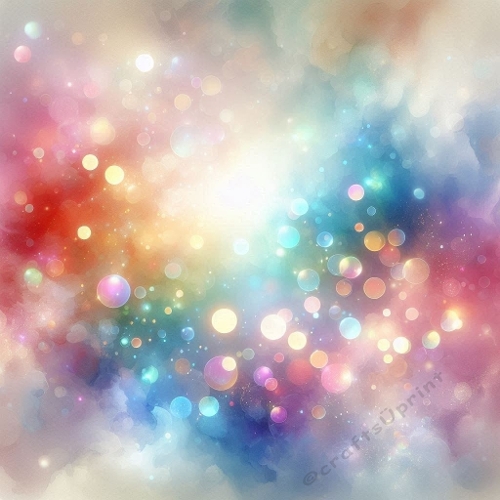 Abstract Bokeh Glow – Multicolor Fantasy Light Background (1024×1024 JPEG)