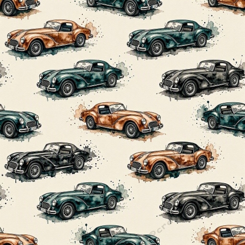 Vintage Roadster Sports Car Craft Kit
