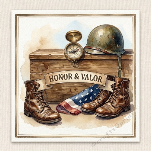  Honor and Valor Military Craft Kit