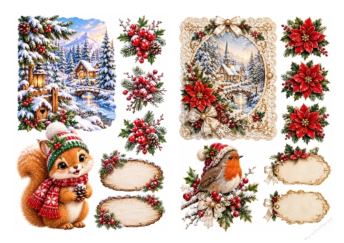 Winter Village Christmas Craft Kit